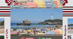 Desktop Screenshot of biarritz-paysbasque.com